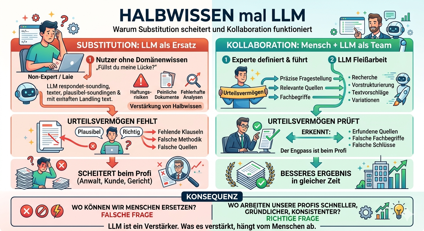 Halbwissen mal LLM